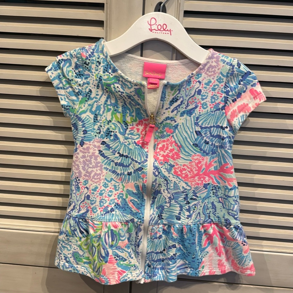 XS 2/3 Little girls, Lilly Pulitzer cover up